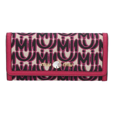 miu miu portemonnaie|saks miu miou wallet.